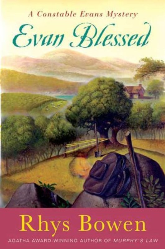 Book cover for "Evan Blessed" by Rhys Bowen