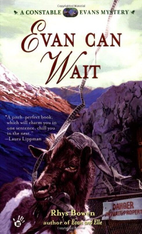 Book cover for "Evan Can Wait" by Rhys Bowen