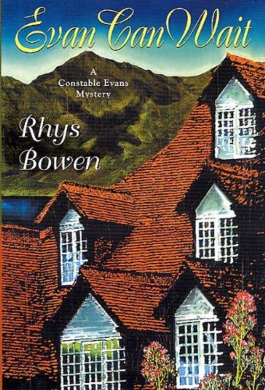 Book cover for "Evan Can Wait" by Rhys Bowen