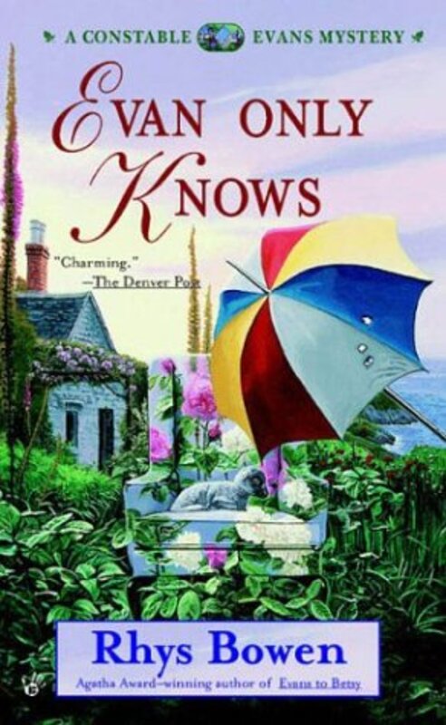 Book cover for "Evan Only Knows" by Rhys Bowen