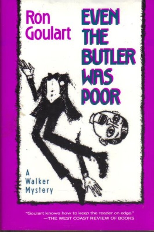 Book cover for "Even the Butler Was Poor" by Ron Goulart