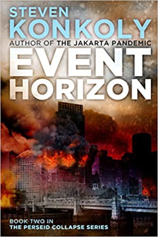 Book cover for "Event Horizon" by Steven Konkoly