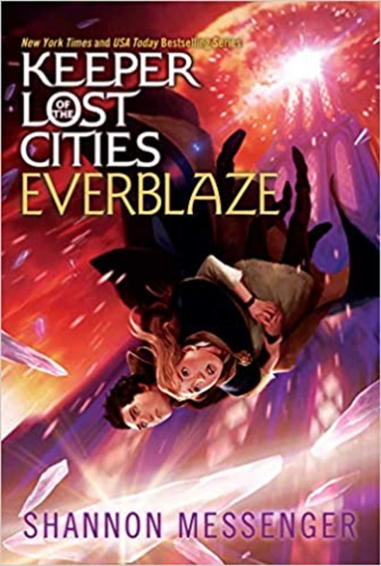 Book cover for "Everblaze" by Shannon Messenger