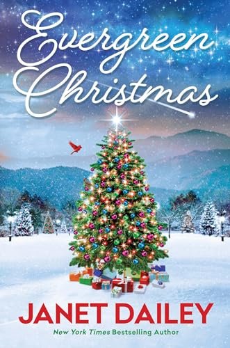 Book cover for "Evergreen Christmas" by Janet Dailey