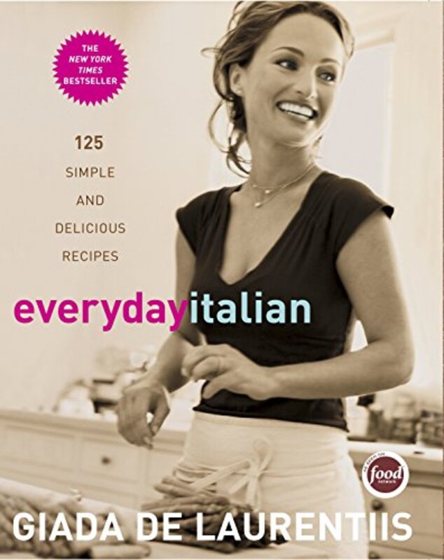 Book cover for "Everyday Italian: 125 Simple and Delicious Recipes" by Giada De Laurentiis