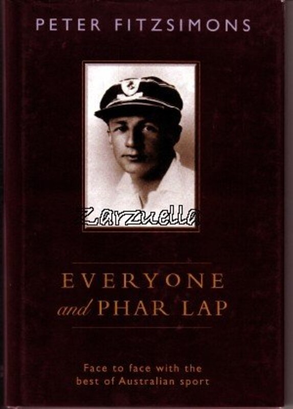 Book cover for "Everyone and Phar Lap" by Peter FitzSimons