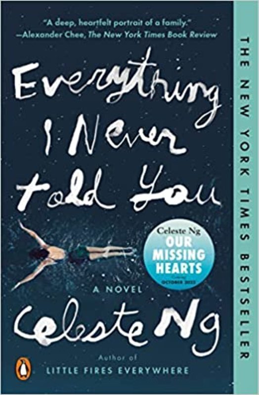 Book cover for "Everything I Never Told You"