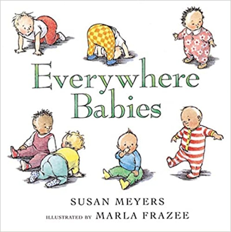 Book cover for "Everywhere Babies" by Susan Meyers