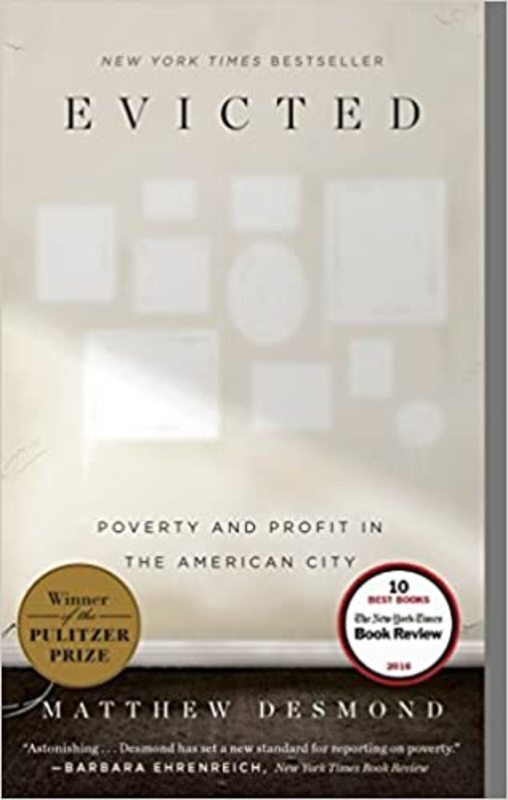 Book cover for "Evicted" by Matthew Desmond
