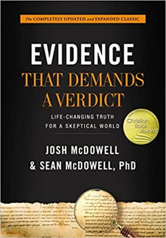 Book cover for "Evidence That Demands a Verdict" by Josh McDowell