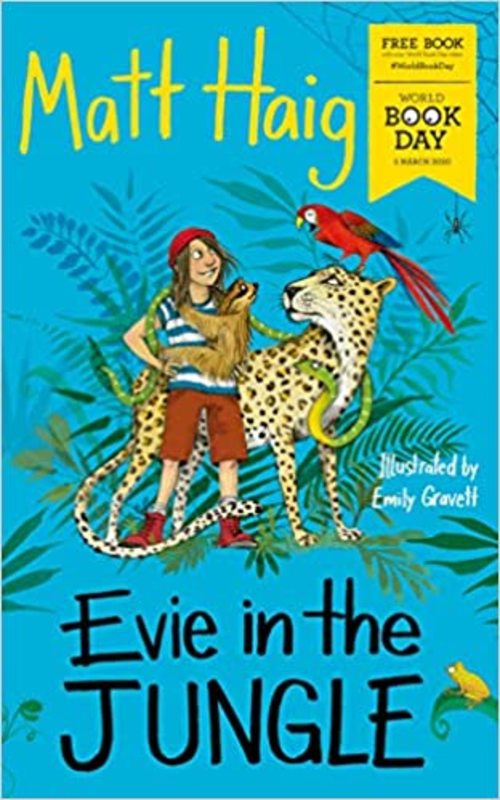 Book cover for "Evie in the Jungle"