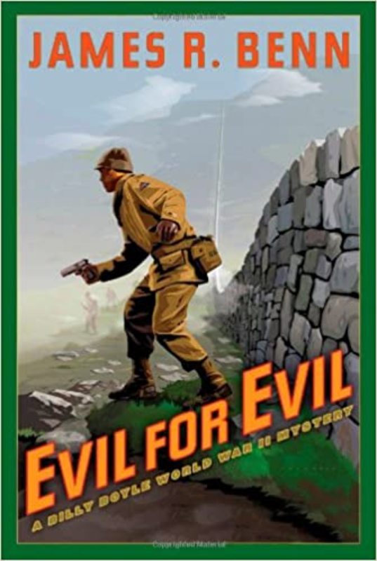 Book cover for "Evil for Evil" by James R. Benn