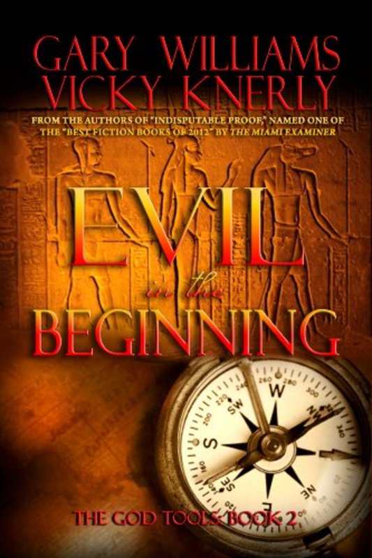 Book cover for "Evil in the Beginning" by Vicky Knerly
