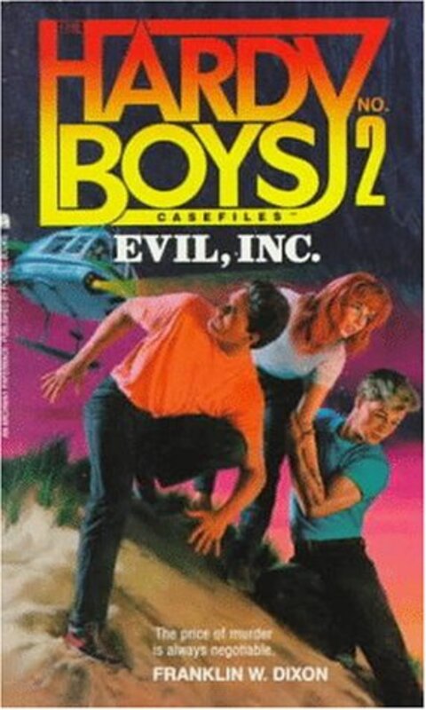 Book cover for "Evil, Inc." by Franklin W Dixon