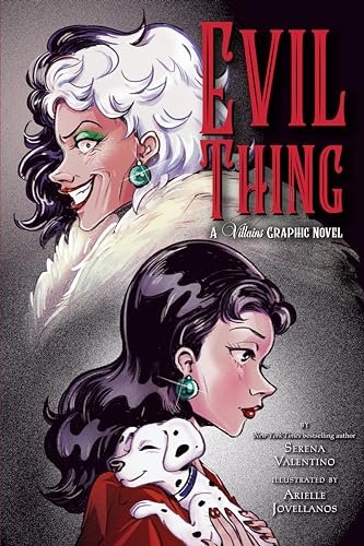 Book cover for "Evil Thing: A Villains Graphic Novel" by Serena Valentino
