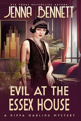 Book cover for "Evil at the Essex House" by Jenna Bennett