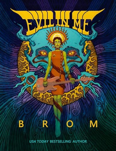 Book cover for "Evil in Me" by Brom