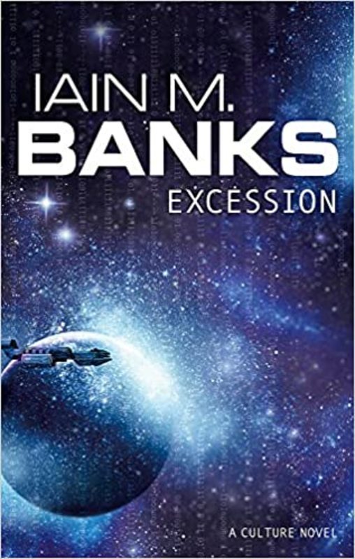 Book cover for "Excession" by Iain M Banks