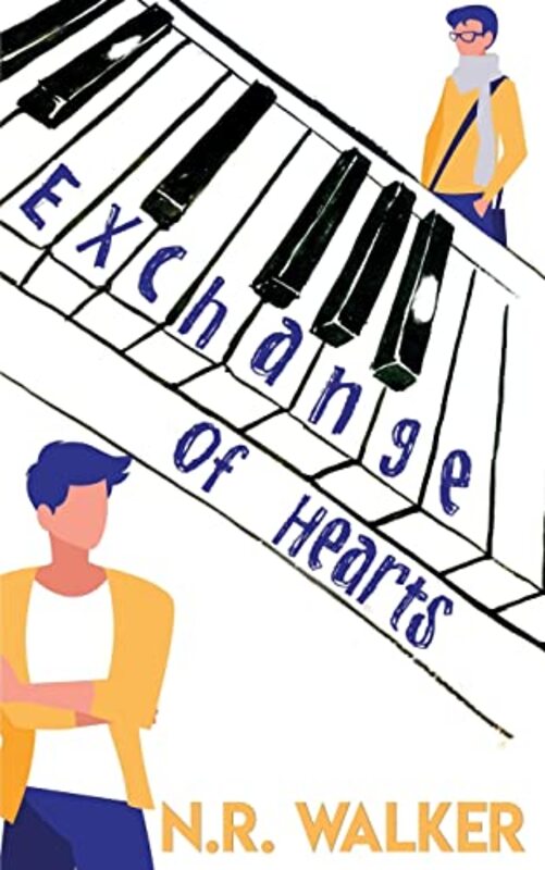 Book cover for "Exchange of Hearts" by NR Walker