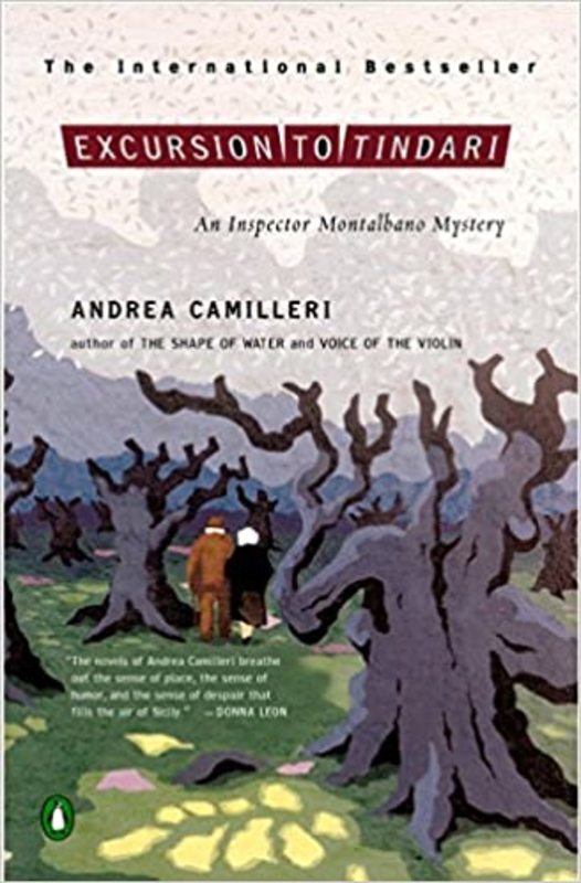 Book cover for "Excursion to Tindari" by Andrea Camilleri
