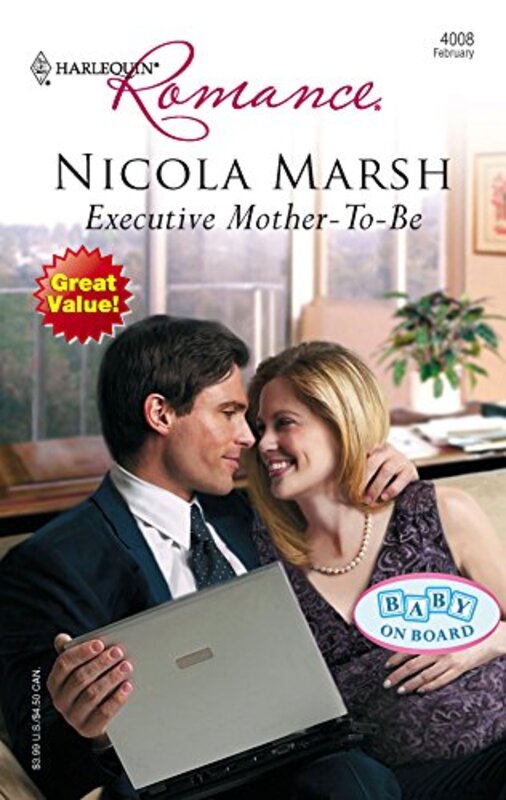 Book cover for "Executive Mother-To-Be" by Nicola Marsh