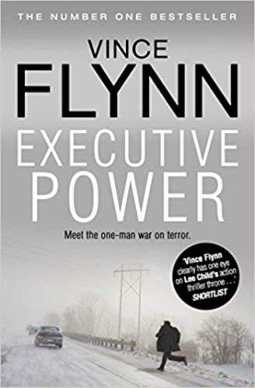Book cover for "Executive Power" by Vince Flynn