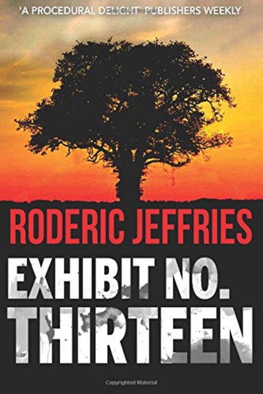 Book cover for "Exhibit no. 13" by Roderic Jeffries