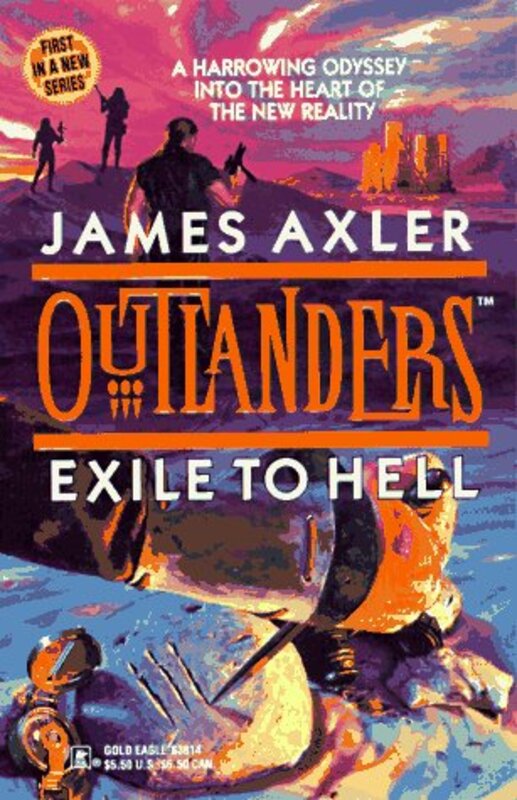 Book cover for "Exile to Hell" by James Axler