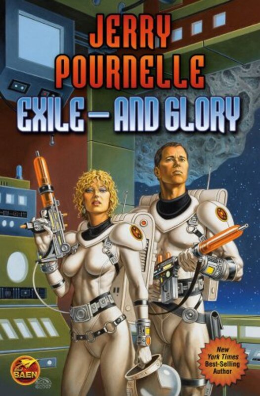 Book cover for "Exile- and Glory" by Jerry Pournelle