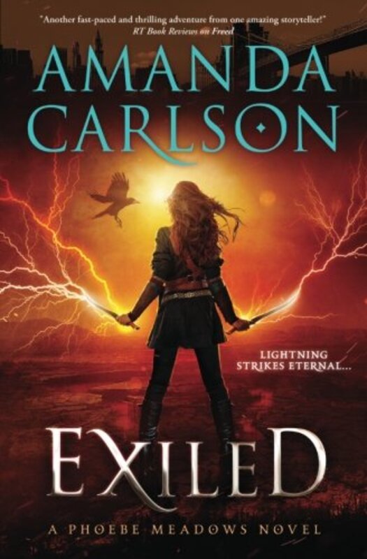 Book cover for "Exiled" by Amanda Carlson