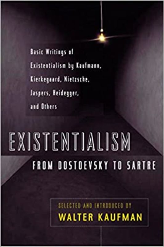 Book cover for "Existentialism" by Walter Kaufmann