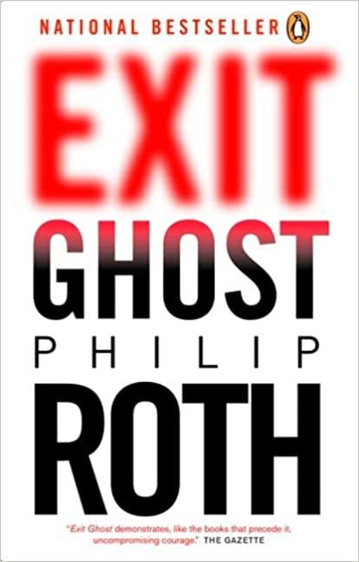 Book cover for "Exit Ghost" by Philip Roth