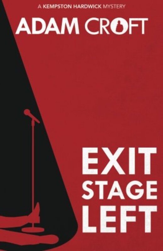 Book cover for "Exit Stage Left" by Adam Croft