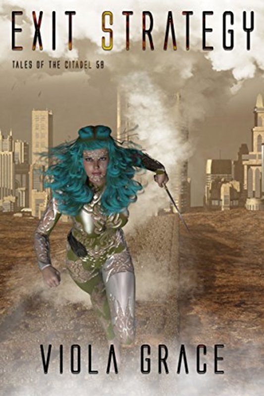 Book cover for "Exit Strategy" by Viola Grace
