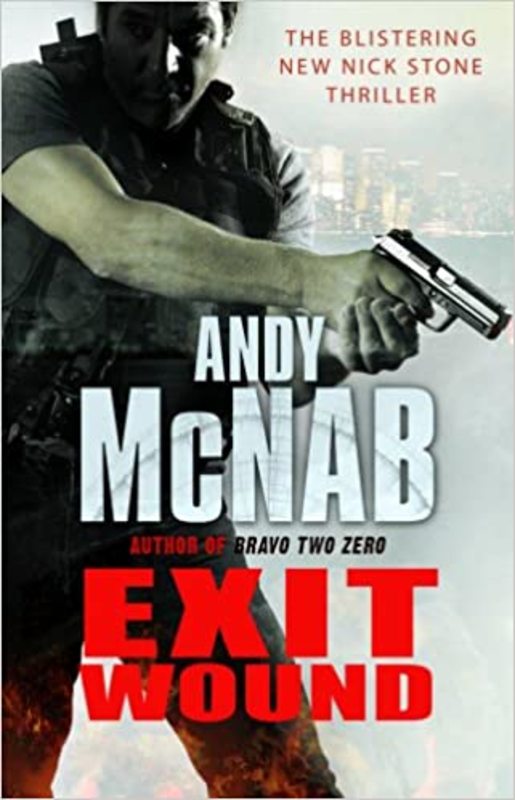 Book cover for "Exit Wound" by Andy McNab