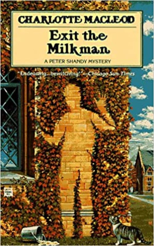 Book cover for "Exit the Milkman" by Charlotte MacLeod