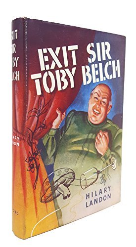 Book cover for "Exit Sir Toby Belch" by George Bellairs