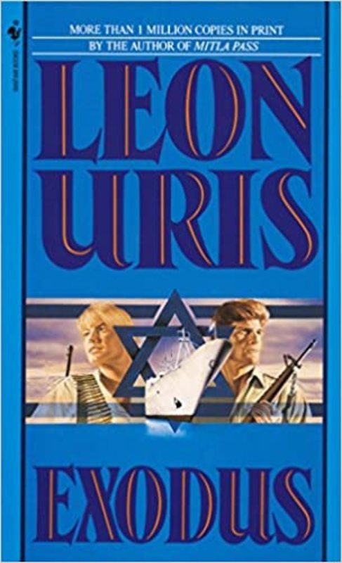 Book cover for "Exodus" by Leon Uris