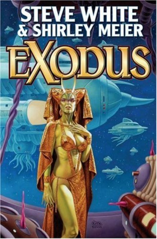 Book cover for "Exodus" by Steve White