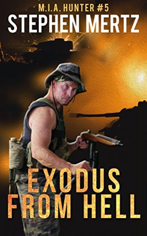 Book cover for "Exodus From Hell" by Stephen Mertz