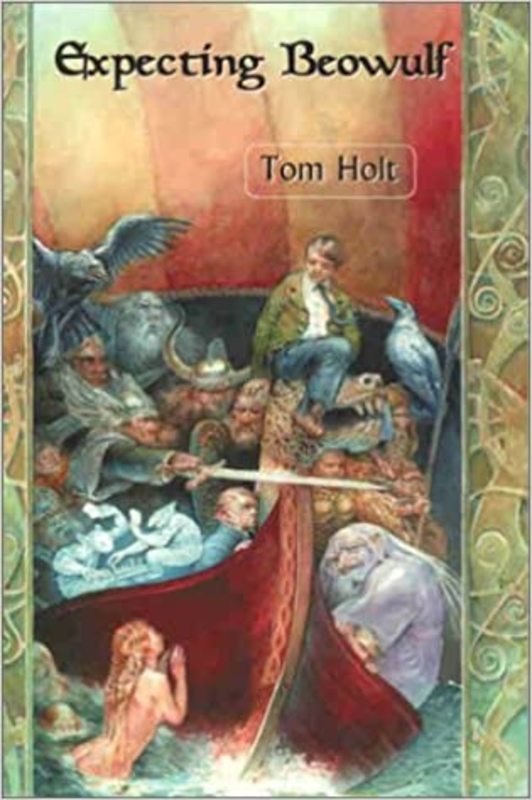Book cover for "Expecting Beowulf" by Tom Holt
