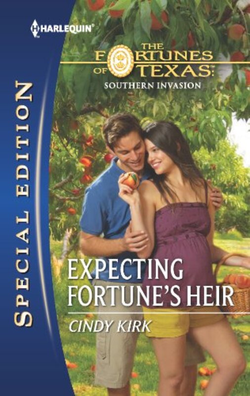 Book cover for "Expecting Fortune's Heir" by Cindy Kirk
