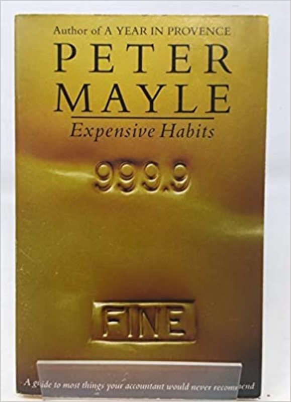 Book cover for "Expensive Habits" by Peter Mayle
