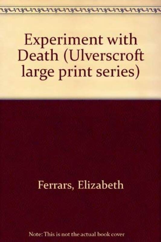 Book cover for "Experiment with Death" by Elizabeth EX Ferrars