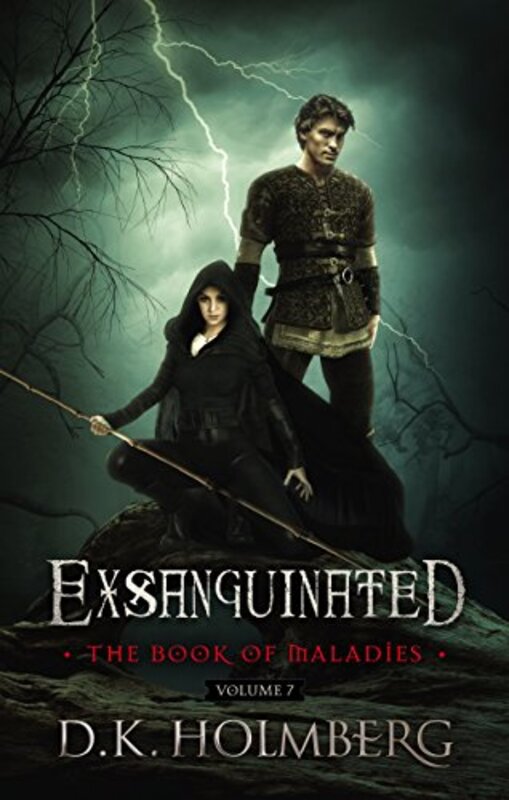 Book cover for "Exsanguinated" by DK Holmberg