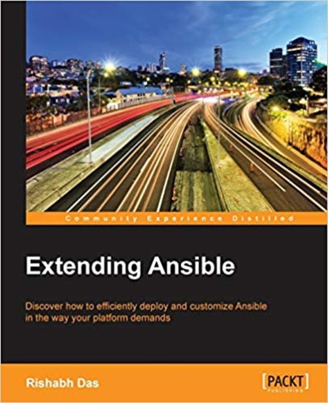 Book cover for "Extending Ansible" by Rishabh Das