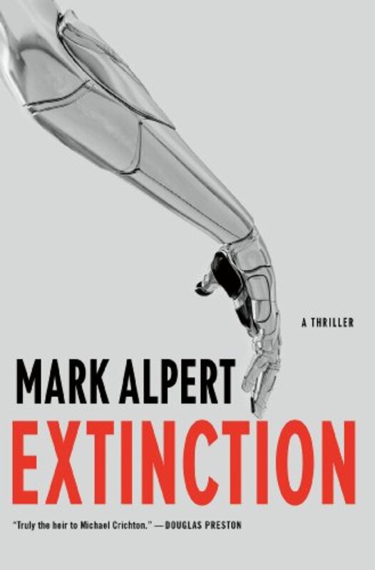 Book cover for "Extinction" by Mark Alpert
