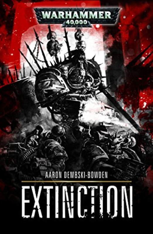 Book cover for "Extinction" by Aaron Dembski Bowden