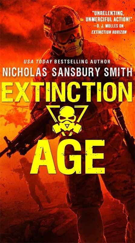 Book cover for "Extinction Age" by Nicholas Sansbury Smith