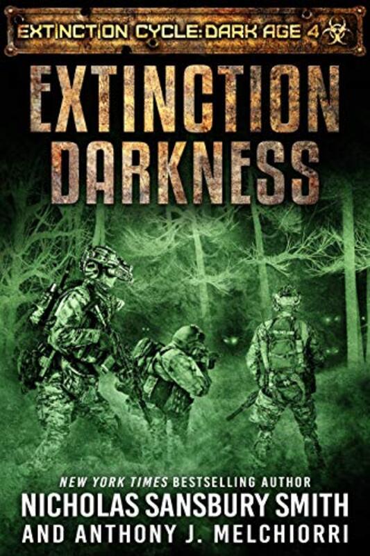 Book cover for "Extinction Darkness" by Nicholas Sansbury Smith